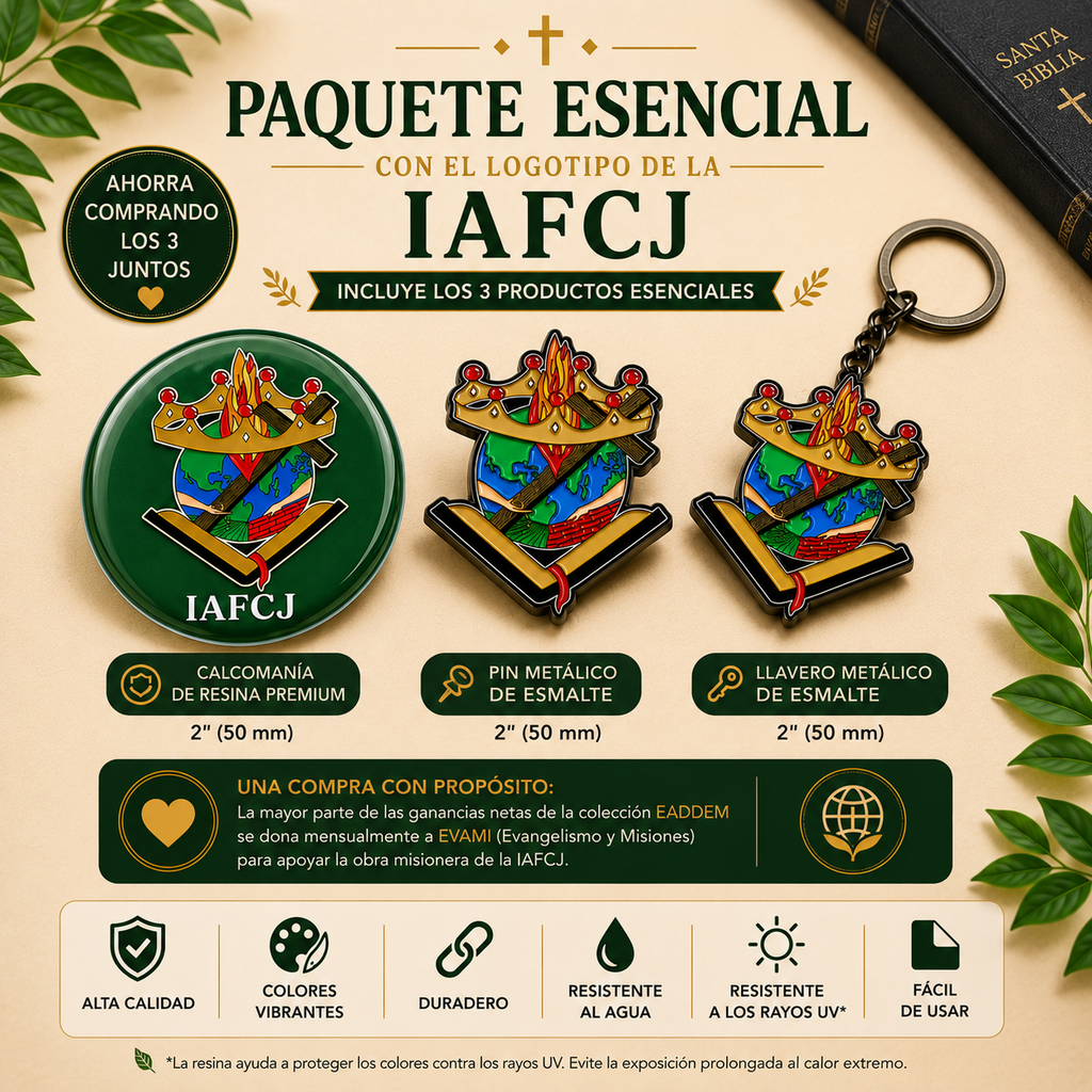 Paquete Esencial con el Logotipo de la IAFCJ  | IAFCJ Logo Essentials Bundle