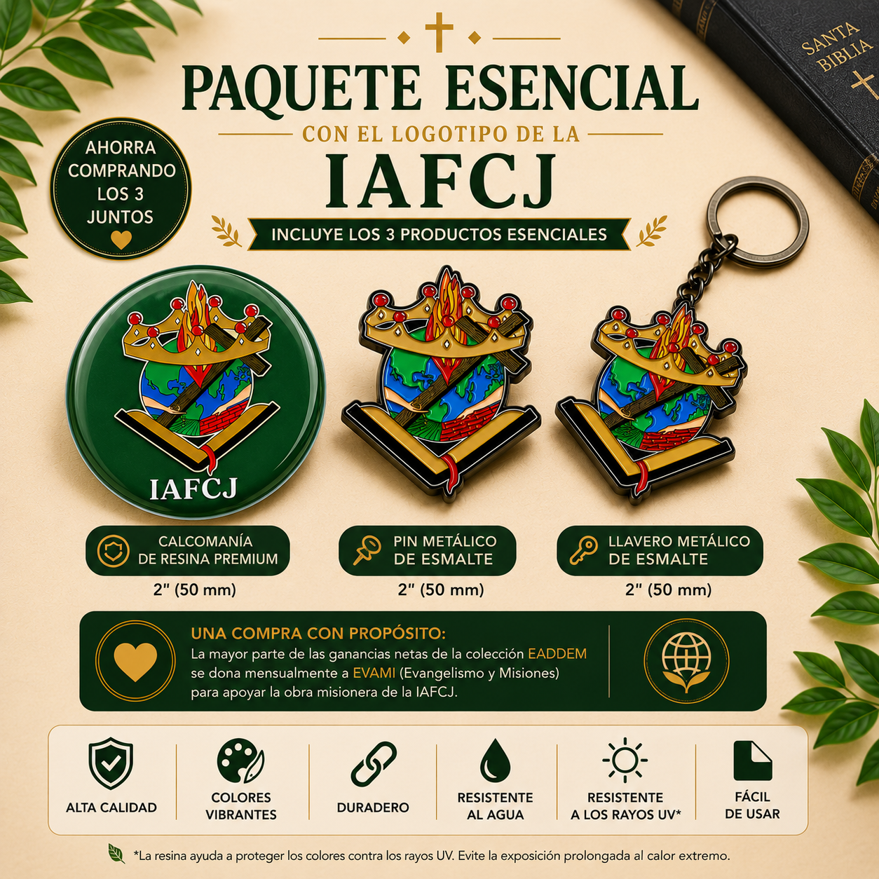 Paquete Esencial con el Logotipo de la IAFCJ  | IAFCJ Logo Essentials Bundle