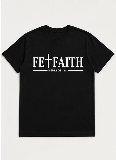 FE+FAITH Christian T-Shirt | Hebreos 11:1