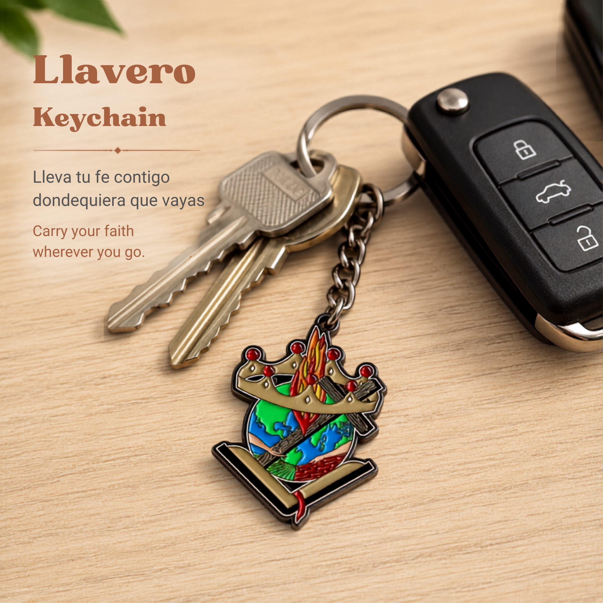 Llavero con el Logotipo de la IAFCJ  | IAFCJ Logo Keychain